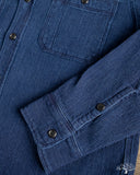 Iron Heart IHSH-96-IND - Waffle Work Shirt - Indigo