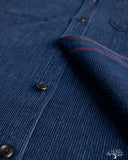 Iron Heart IHSH-96-IND - Waffle Work Shirt - Indigo