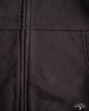 Iron Heart IHSW-10-BLK - Ultra Heavyweight Loopwheel Zip Up Hoody - Black