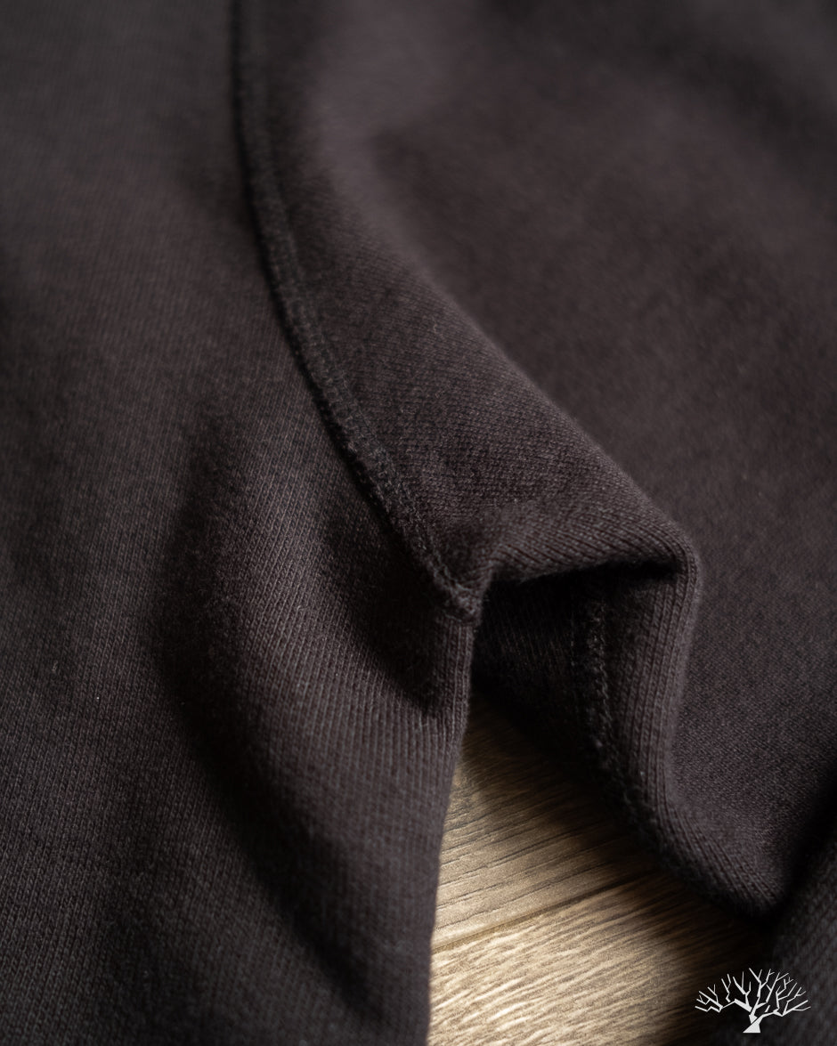 Iron Heart IHSW-10-BLK - Ultra Heavyweight Loopwheel Zip Up Hoody - Black