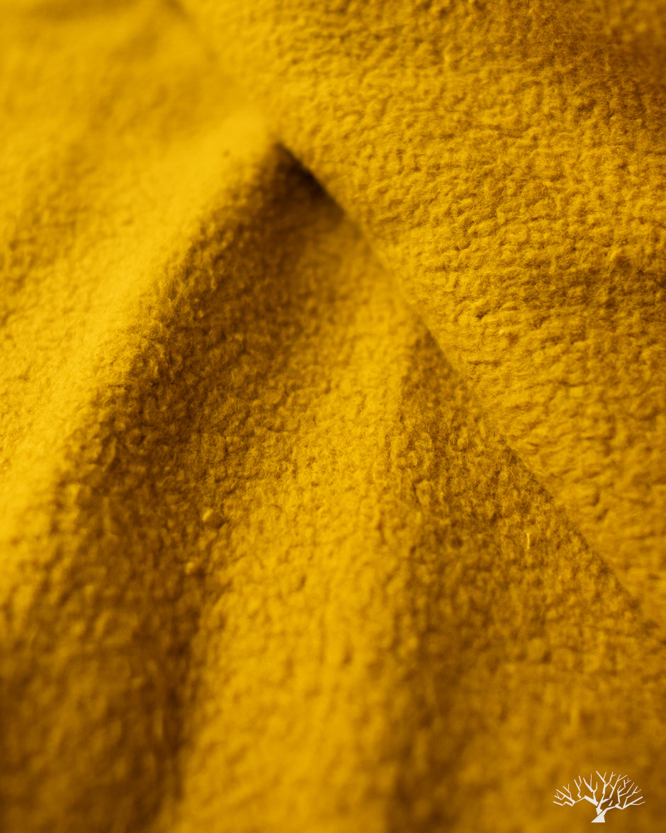 Iron Heart IHSW-10-MUS - 14oz Ultra Heavyweight Loopwheel Zip Up Hoody - Mustard