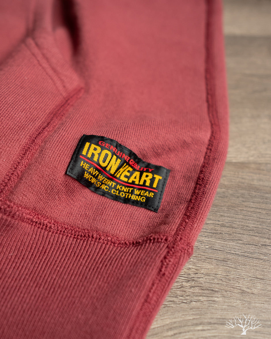 Iron Heart IHSW 49 BUR 14oz Ultra Heavyweight Loopwheel Hoodie iron-heart-ihsw-49-bur-14oz-ultra-heavyweight-loopwheel-hoodie
