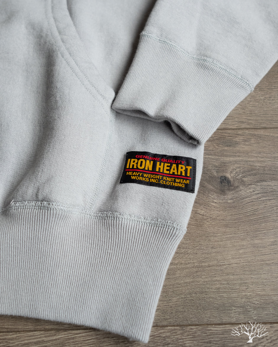 Iron Heart IHSW 49 GRY 14oz Ultra Heavyweight Loopwheel Hoodie iron-heart-ihsw-49-gry-14oz-ultra-heavyweight-loopwheel-hoodie