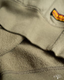 Iron Heart IHSW-49-OLV - 14oz Ultra Heavyweight Loopwheel Hoodie - Olive