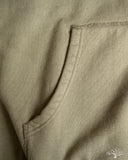 Iron Heart IHSW-49-OLV - 14oz Ultra Heavyweight Loopwheel Hoodie - Olive