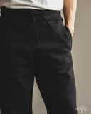 Iron Heart IHSW-70-BLK - 14oz Ultra Heavyweight Loopwheel Cotton Sweat Pants - Black