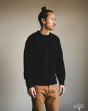 Iron Heart IHSW-86-BLK - Heavyweight Thermal Crew Neck Sweater - Black