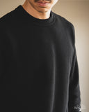 Iron Heart IHSW-86-BLK - Heavyweight Thermal Crew Neck Sweater - Black
