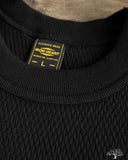 Iron Heart IHSW-86-BLK - Heavyweight Thermal Crew Neck Sweater - Black