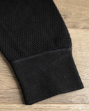 Iron Heart IHSW-86-BLK - Heavyweight Thermal Crew Neck Sweater - Black