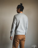 Iron Heart IHSW-86-GRY - Heavyweight Thermal Crew Neck Sweater - Grey