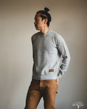 Iron Heart IHSW-86-GRY - Heavyweight Thermal Crew Neck Sweater - Grey