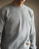 Iron Heart IHSW-86-GRY - Heavyweight Thermal Crew Neck Sweater - Grey