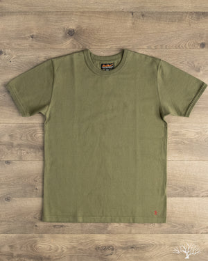 IHT-1600-OLV - 11oz Heavy Short Sleeve T-Shirt - Olive