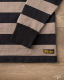 Iron Heart IHTB-01-GRY-BLK - 11oz Cotton Knit Long-Sleeve Sweater - Grey/Black