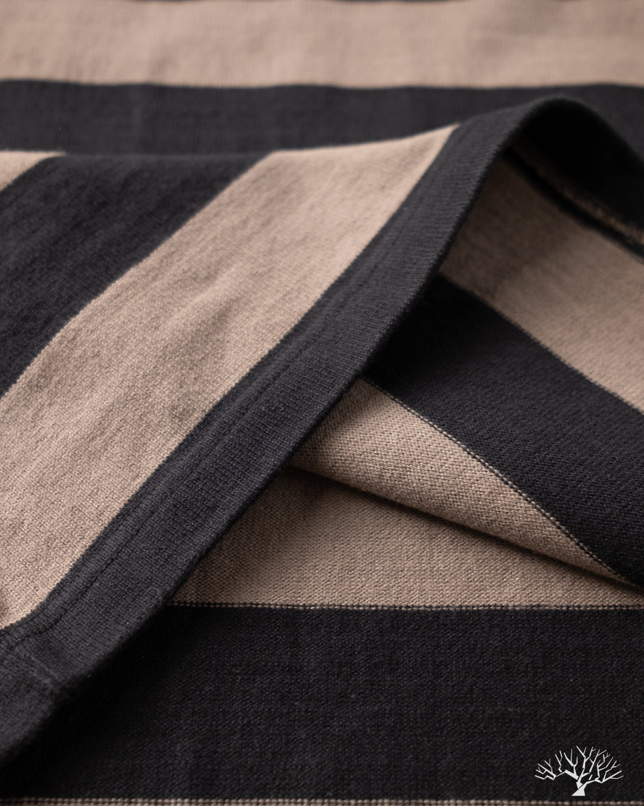 Iron Heart IHTB-01-GRY-BLK - 11oz Cotton Knit Long-Sleeve Sweater - Grey/Black