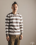 Iron Heart IHTB-01-GRY-WHT - 11oz Cotton Knit Long-Sleeve Sweater - Grey/White