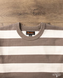 Iron Heart IHTB-01-GRY-WHT - 11oz Cotton Knit Long-Sleeve Sweater - Grey/White