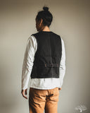 Iron Heart IHV-02-BLK - 12oz Wabash/Duck Work Vest - Black/Black