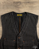 Iron Heart IHV-02-BLK - 12oz Wabash/Duck Work Vest - Black/Black