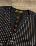 Iron Heart IHV-02-BLK - 12oz Wabash/Duck Work Vest - Black/Black