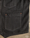 Iron Heart IHV-02-BLK - 12oz Wabash/Duck Work Vest - Black/Black