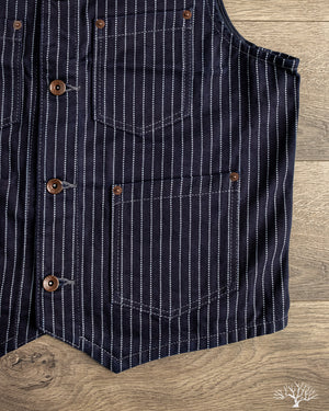 Iron Heart - IHV-02-IND - 12oz Wabash/Duck Work Vest - Indigo/Navy
