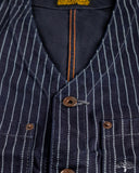 Iron Heart IHV-02-IND - 12oz Wabash/Duck Work Vest - Indigo/Navy