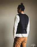 Iron Heart IHV-02-IND - 12oz Wabash/Duck Work Vest - Indigo/Navy