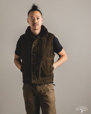 Iron Heart - IHV-51-BRN - Duck N1 Deck Vest - Brown – Withered Fig