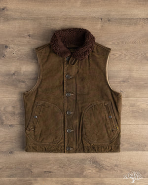 Iron Heart - IHV-51-BRN - Duck N1 Deck Vest - Brown – Withered Fig