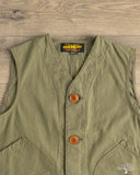 Iron Heart IHV-52-OLV - 12oz Duck Canvas Hunting Vest - Olive