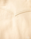 Iron Heart x Simmons Bilt Horsehide Western Shirt - The Pale Rider - Natural