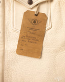 Iron Heart x Simmons Bilt Horsehide Western Shirt - The Pale Rider - Natural