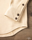 Iron Heart x Simmons Bilt Horsehide Western Shirt - The Pale Rider - Natural