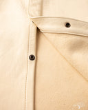 Iron Heart x Simmons Bilt Horsehide Western Shirt - The Pale Rider - Natural
