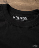 Iron Heart Utilitees UTIL-BLK - 5.5oz Loopwheel Crew Neck T-Shirt - Black