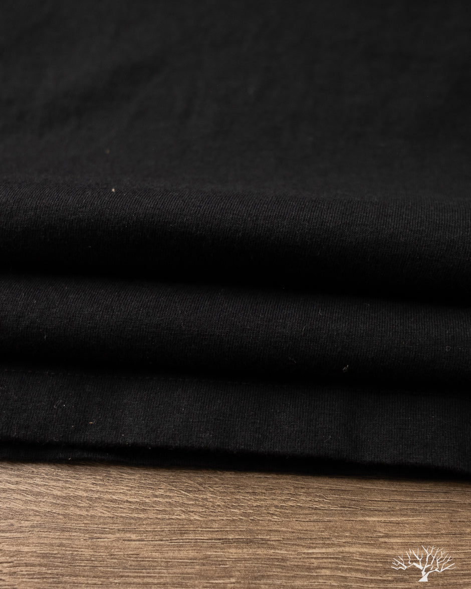 Iron Heart Utilitees UTIL-BLK - 5.5oz Loopwheel Crew Neck T-Shirt - Black