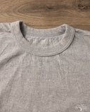 Iron Heart Utilitees UTIL-GRY - 5.5oz Loopwheel Crew Neck T-Shirt - Grey