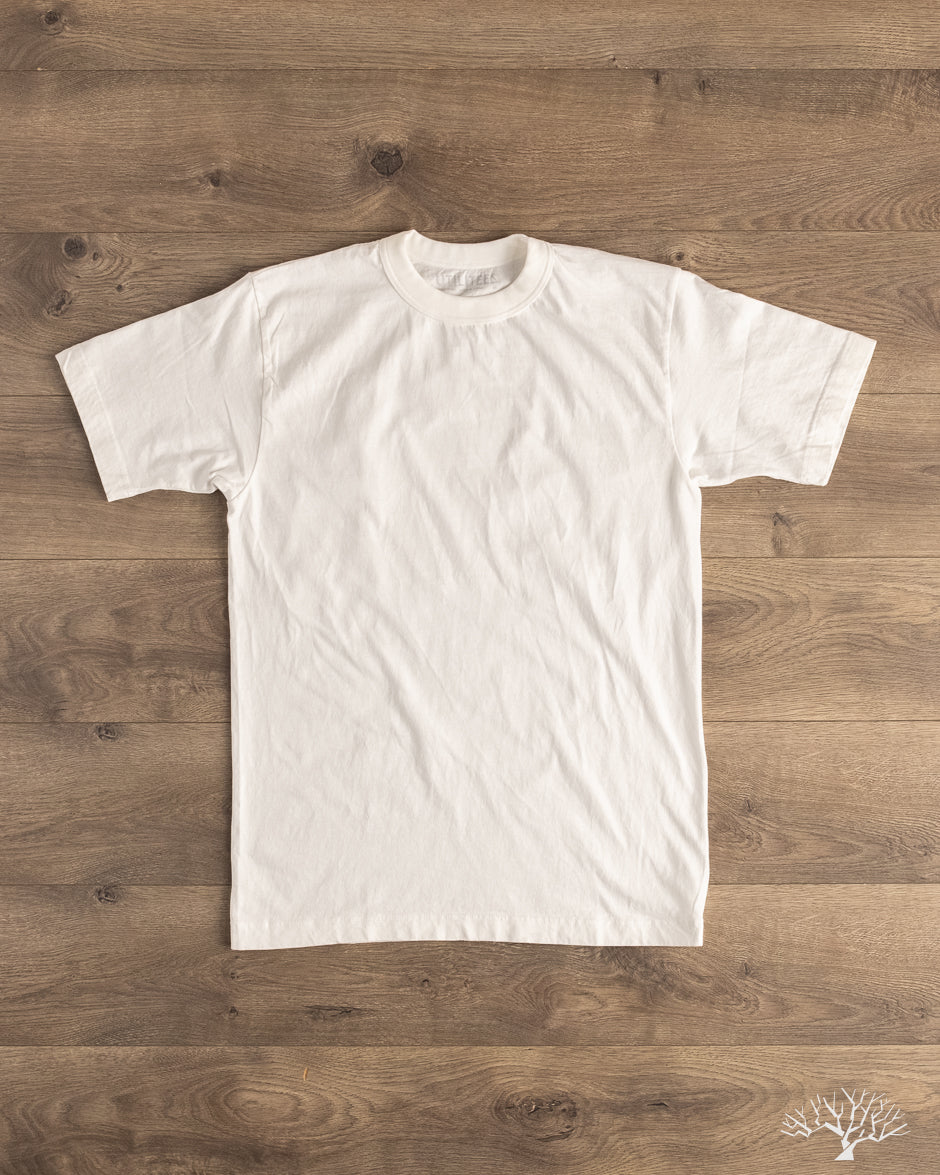 Iron Heart Utilitees UTIL-WHT - 5.5oz Loopwheel Crew Neck T-Shirt - White