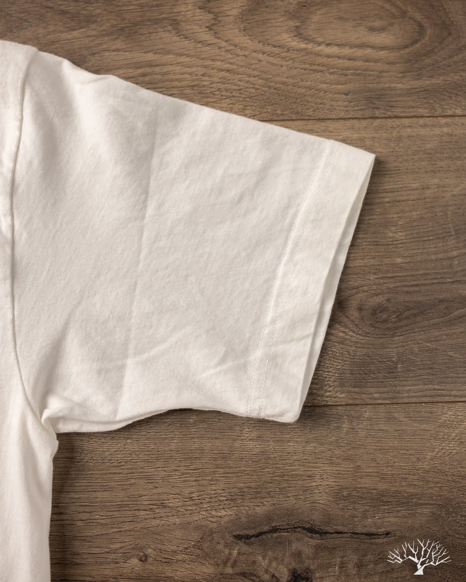 Iron Heart Utilitees UTIL-WHT - 5.5oz Loopwheel Crew Neck T-Shirt - White