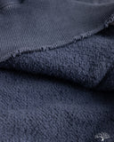 Maru Sankaku Peke - Garment Dyed Sweatshirt - Navy