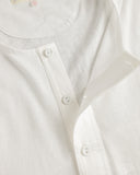 Merz b. Schwanen 102 Vintage Henley - White