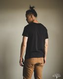 Merz b. Schwanen 114 Loopwheel 1920s T-Shirt - Charcoal