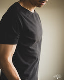 Merz b. Schwanen 114 Loopwheel 1920s T-Shirt - Charcoal