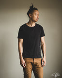 Merz b. Schwanen 114 Loopwheel 1920s T-Shirt - Charcoal