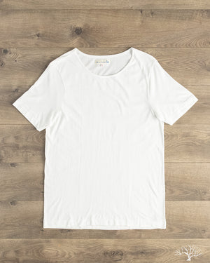 Merz b. Schwanen 114 Loopwheel 1920s T-Shirt - White