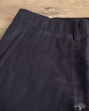 Merz b. Schwanen 1920s Refined Wool-Cotton Worker Chino - Dark Navy