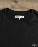 Merz b. Schwanen 1940s Organic Cotton Loopwheel Relaxed Tee - Deep Black