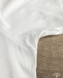 Merz b. Schwanen 1940s Organic Cotton Loopwheel Relaxed Tee - White